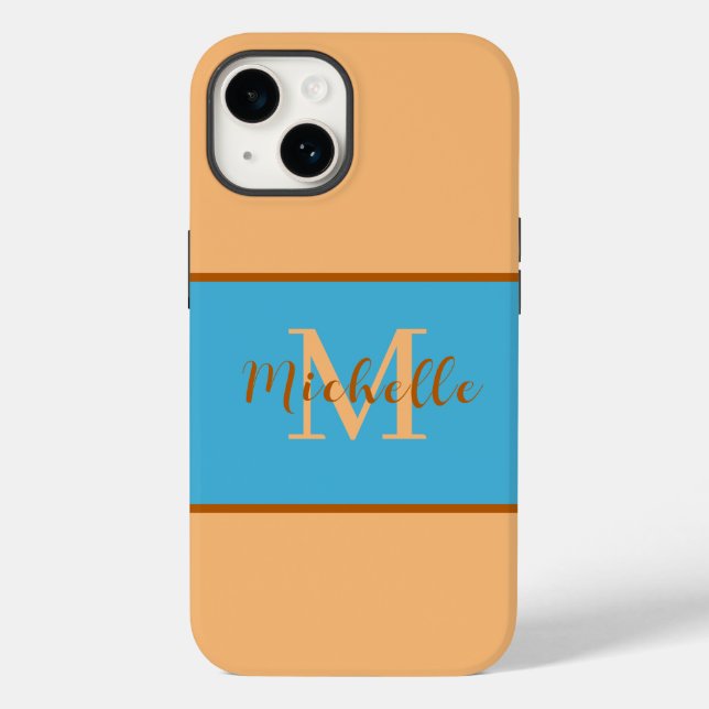 Funda Monograma Funda-Mate iPhone 14 (Reverso )