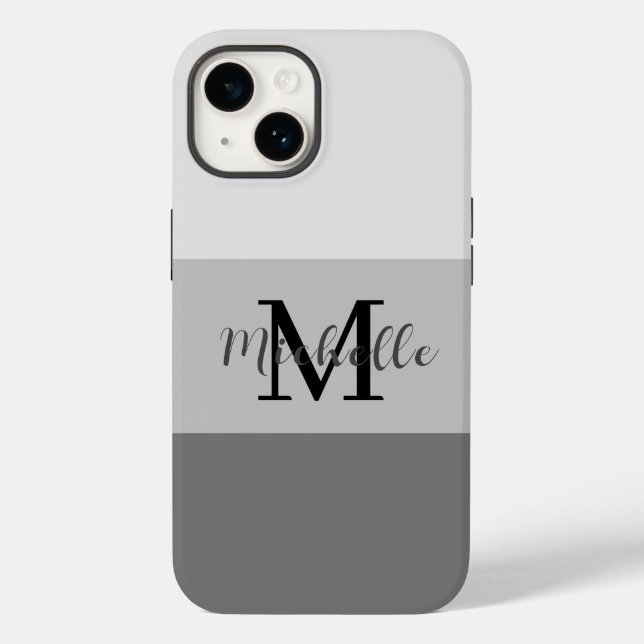 Funda Monograma Funda-Mate iPhone 14 (Reverso )