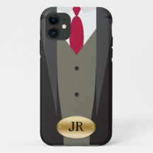 Funda monograma para iPhone 5S de Tuxedo