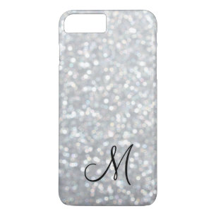 Funda Monograma Silver Sparkle para iPhone 7 Plus