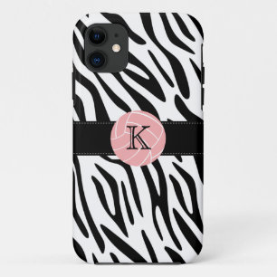 Funda Monograma Zebra Print Volleyball iPhone 5