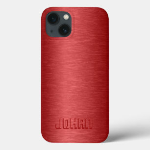 Funda Monogramado de aspecto de aluminio cepillado