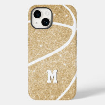 Funda monogramado de baloncesto de chica Mate iPho