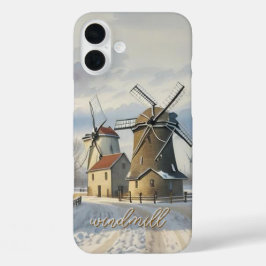 Funda Monogramado de Windmill Winter - iPhone mate