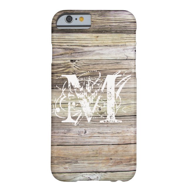 Funda Monogrammed de Wood para iPhone 6/6s (Reverso)