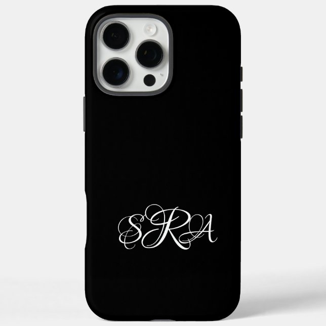Funda Monogrammed iPhone 16 Pro Max (Reverso)