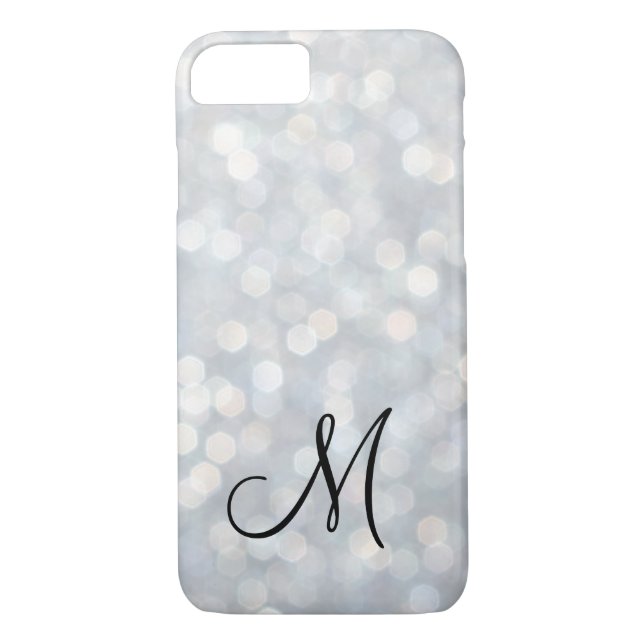 Funda Monogrammed Silver para iPhone 7 (Reverso)