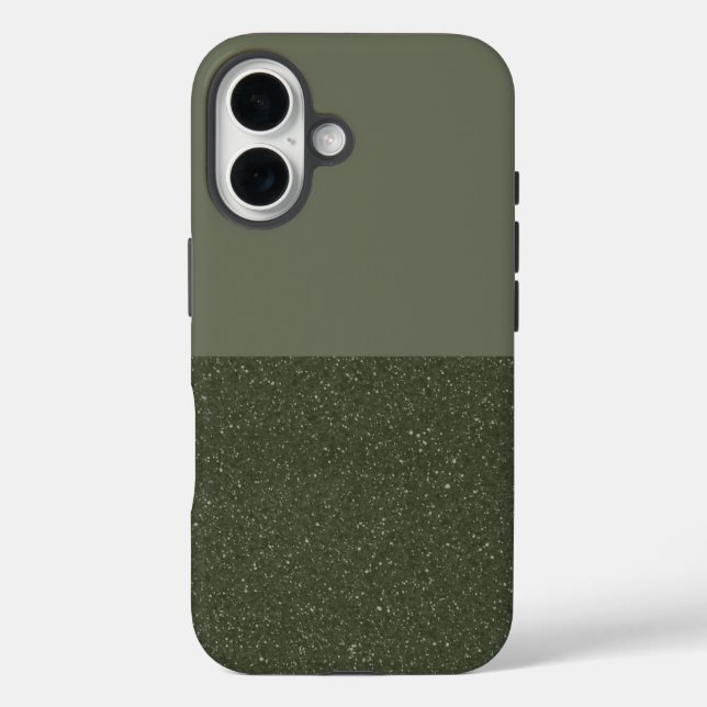 Funda Moss Green de dos tonos para iPhone 16 - Per (Reverso )
