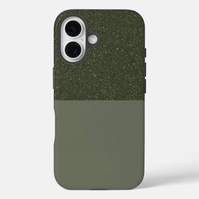 Funda moss Green iPhone 16 - Personalizable (Reverso )