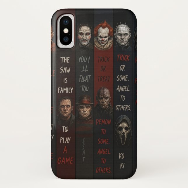 Funda móvil de Legends of Horror Villains (Reverso)