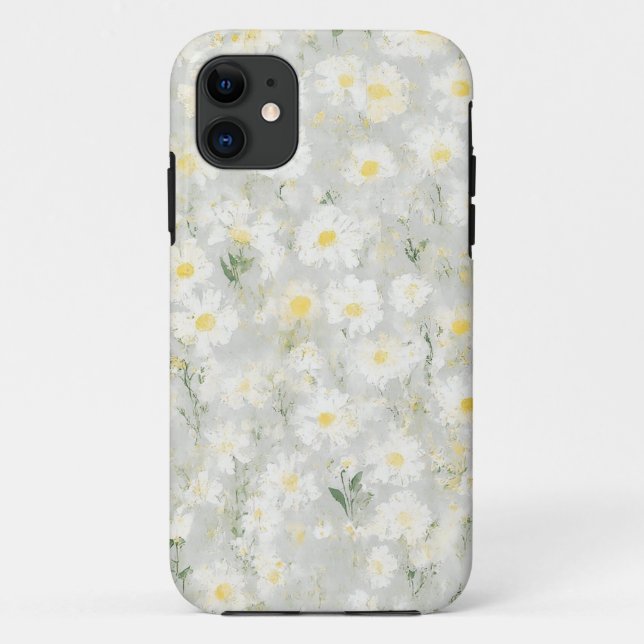 Funda móvil de White Daisy Blossom (Reverso)