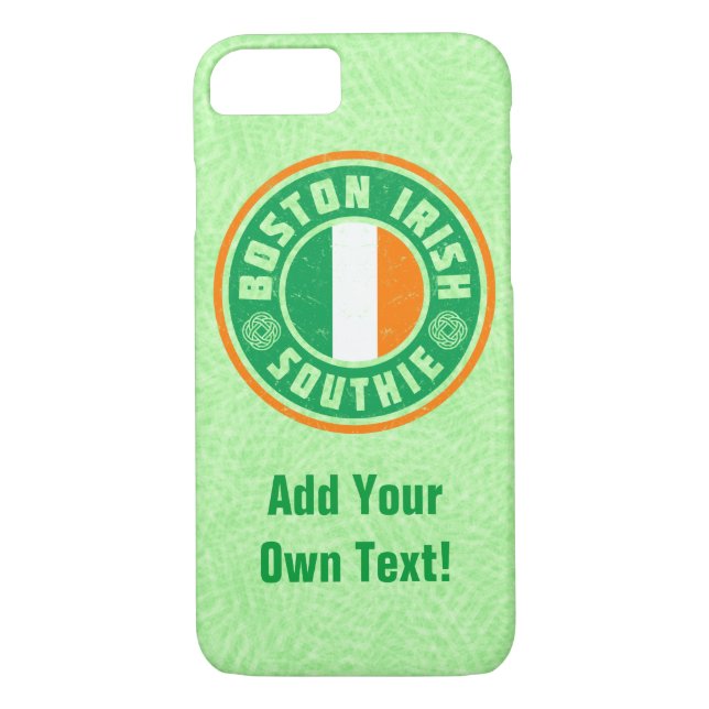 Funda móvil del sur de Irlanda de Boston (Reverso)