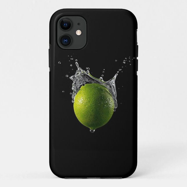 Funda móvil Lime Splash Fresco (Reverso)