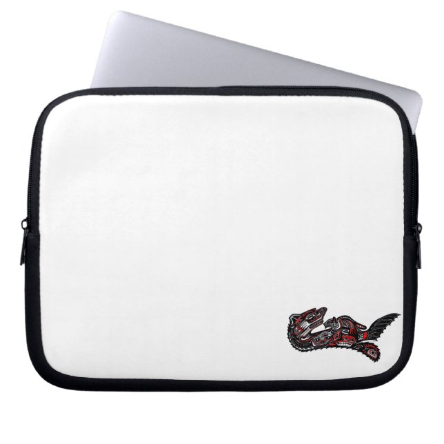 Funda nativa norteamericana Haida Otter Art Laptop (Frente)