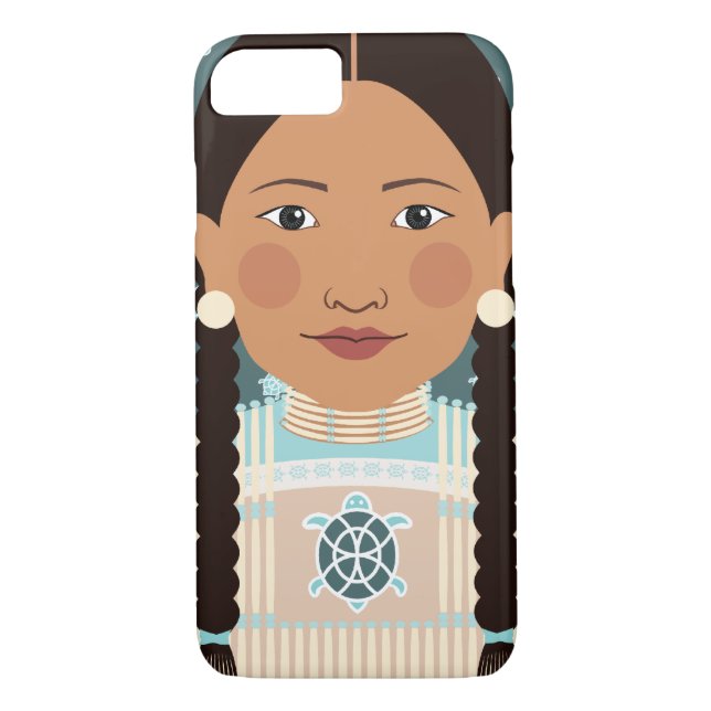 Funda nativo americano de Matryoshka (Reverso)