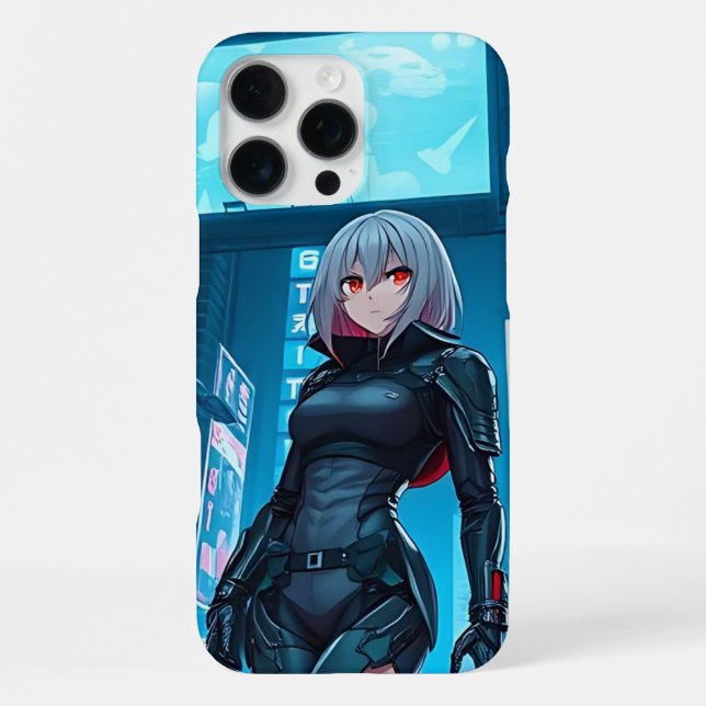 Funda Nova Kuro Cyber Anime para Iphone 16 Pro Max (Reverso )