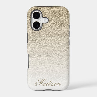 Funda Ombre Gold Purpurina para iPhone 5/5s