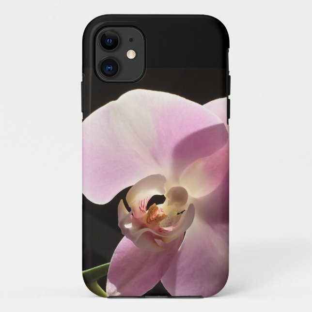 Funda Orquídea Rosa Cubierta de teléfono celular i (Reverso)