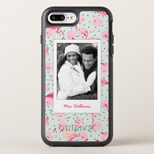 Funda OtterBox Symmetry Para iPhone 8 Plus/7 Plus Las plumas y los lunares el | añaden su foto y la