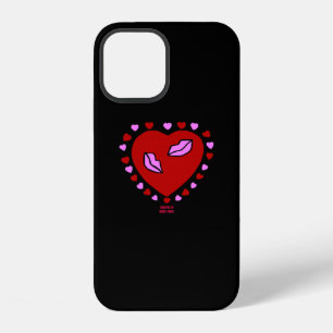 Funda para Apple iPhone 12 Corazón Encantador Beso