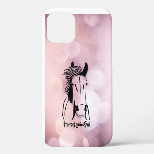 Funda para Apple IPhone 12 (resistente) Horse Love