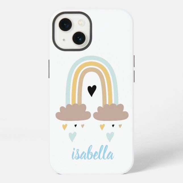Funda para Apple iPhone 13 - Lluvia con forma de c (Reverso )