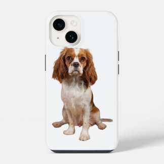 Funda para Apple iPhone 14 con King Charles Cavali