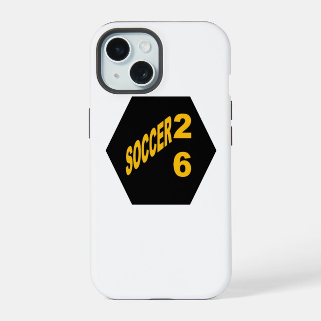 Funda para Apple iPhone 15 FÚTBOL 26 (Reverso )
