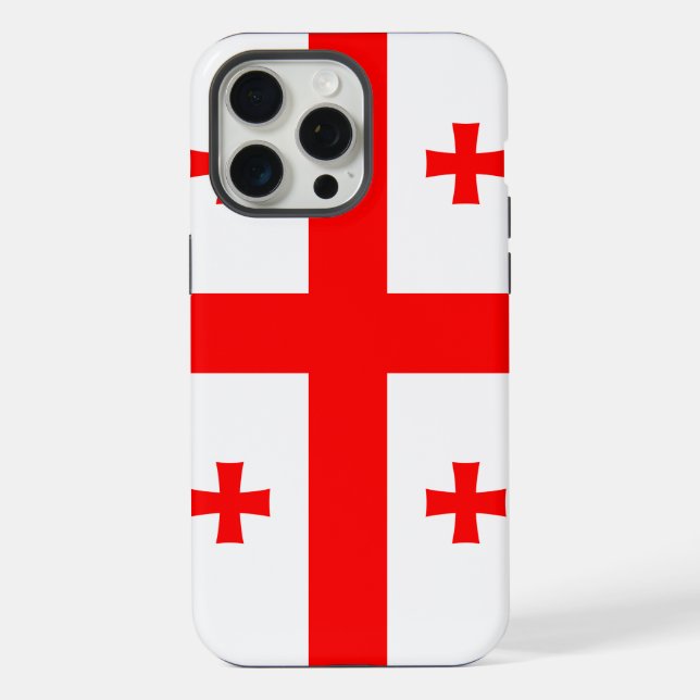Funda para Apple iPhone 15 Pro Max, bandera de Geo (Reverso )