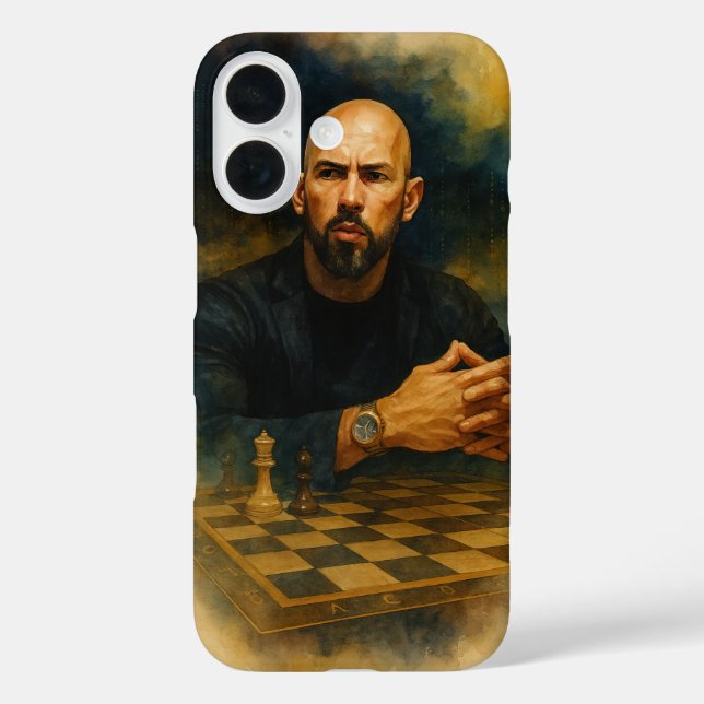 Funda para Apple iPhone 16 de Andrew Tate Barely T (Reverso )
