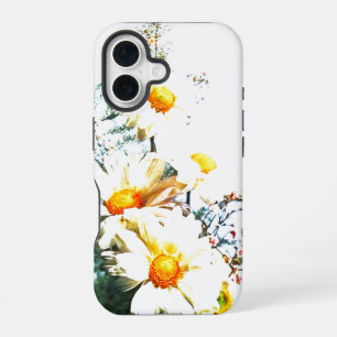 funda para apple iphone 16 diseño estilo flor