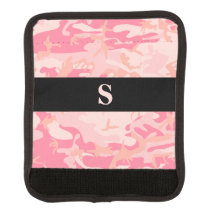 Monograma Camuflaje de Camo Rosa y Peach Negro