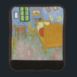 Funda Para Asa De Maleta Pintura de dormitorio Vincent Van Gogh<br><div class="desc">Pintura de obra maestra Van Gogh - Esta pintura de Vincent van Gogh llamada The Bedroom es una pintura de su habitación de 1889,  en el Instituto de Arte de Chicago. Era su dormitorio en Arles,  Francia,  que decoró y creó este cuadro de su dormitorio.</div>