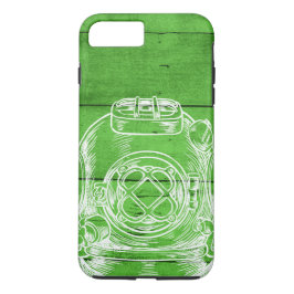 Funda para buceo con iPhone 8Plus/7 Plus verde