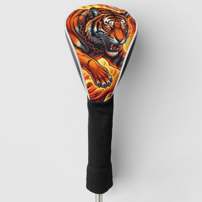 Funda para Cabeza de Palo de Golf Born To Rule ⛳ F (Anverso)