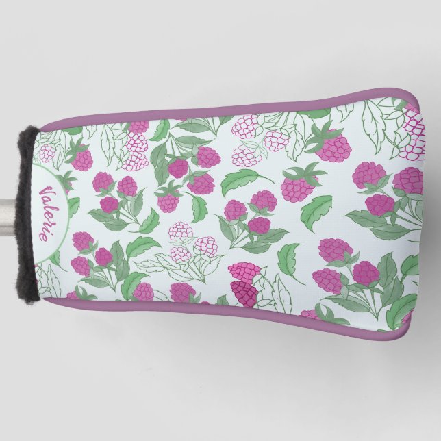 Funda para cabeza de palo de golf botánico de fram (Anverso)