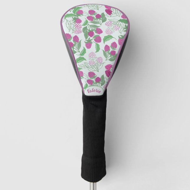 Funda para cabeza de palo de golf botánico de fram (Anverso)