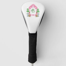 Funda para cabeza de palo de golf con pagoda perso