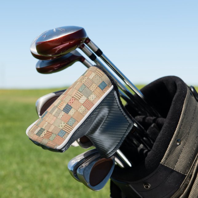 Funda para cabeza de palo de golf de colcha de ret (In Situ)