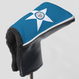 Funda para cabeza de palo de golf de la bandera de
