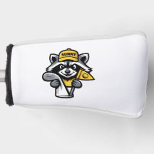 Funda para cabeza de palo de golf de mapache diver