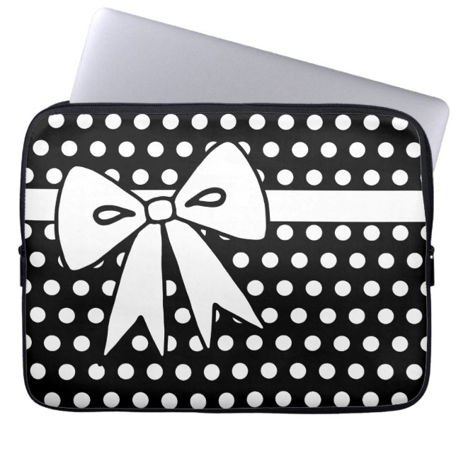 Funda para computadora portátil con lunares regalo (Frente)