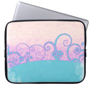 Funda para computadora portátil de fantasía grunge