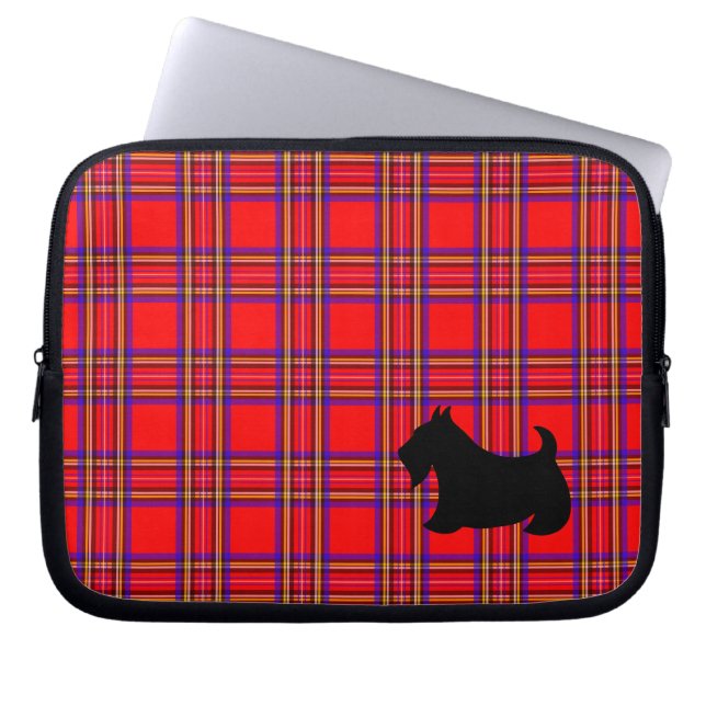 Funda para computadora portátil Terrier Escocés re (Frente)
