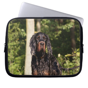 Funda para computadora portátil Wet Gordon Setter