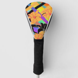 Funda para Driver de Palos de Golf con Diseño Flor