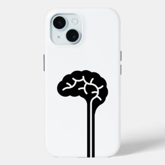 Funda para el iPhone 15 en un pictograma de cerebr