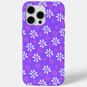 Funda para el iPhone 15 Pro Max de Purple Flowers