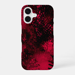 Funda para el iPhone 16 Red Spray Paint Effect