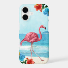 Funda para estuche Flamingo Tropical para iPhone